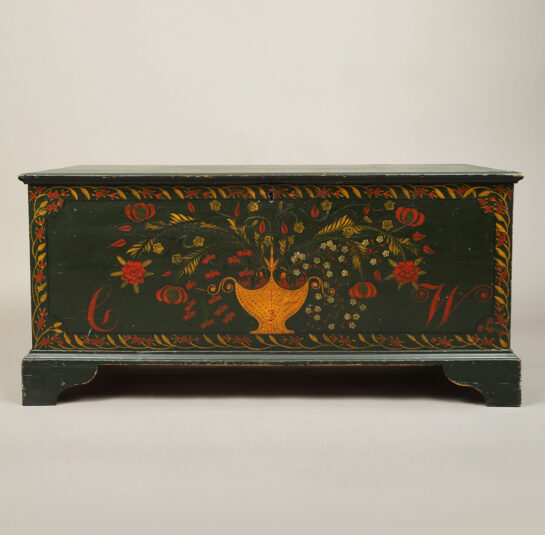 Schoharie Paint-Decorated Blanket Chest