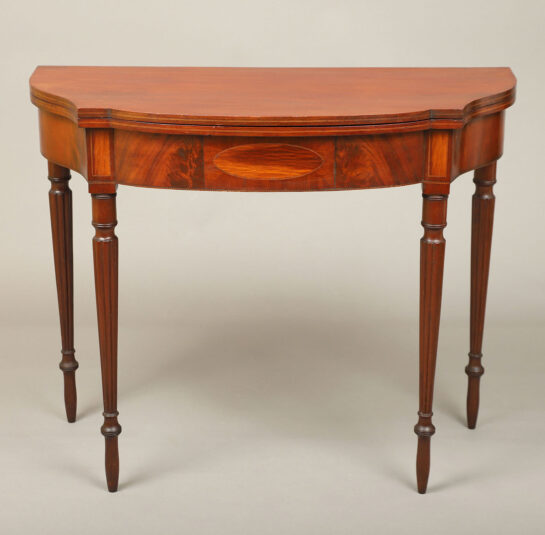 Federal Inlaid Card Table