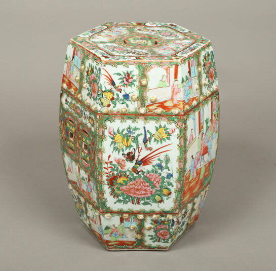 Rose Medallion Octagonal Garden Seat