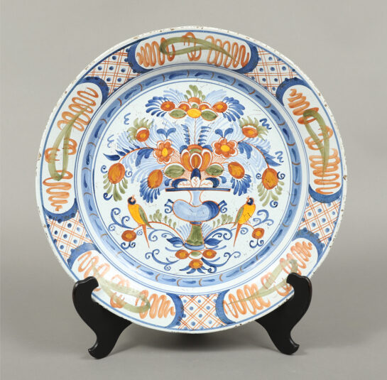 Polychrome Delft Charger
