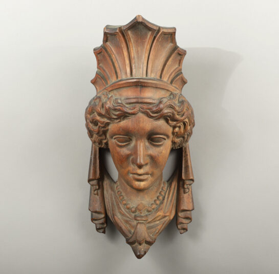 Carved Bust of Lady Columbia