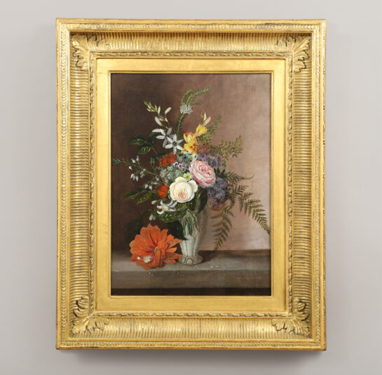 American School, 19th century Still Life of Flowers