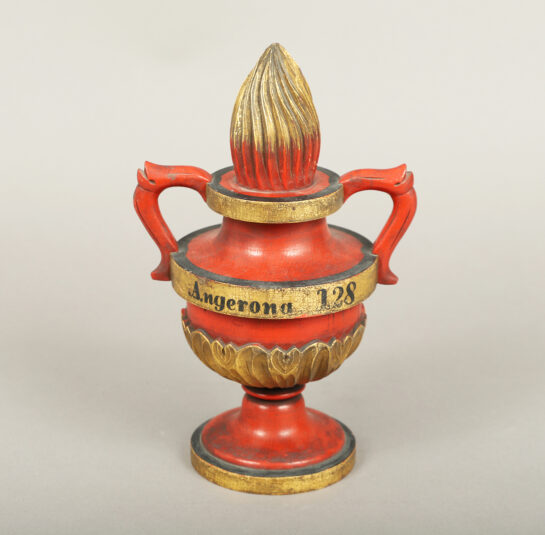 Odd Fellows Lodge Carved Urn