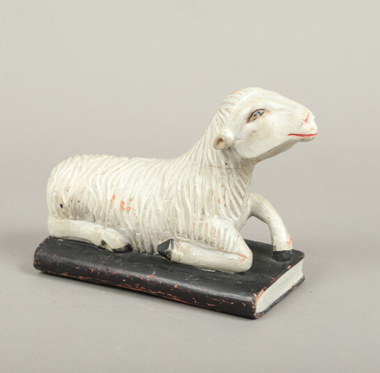 Carved Lamb, Ceremonial Odd Fellows Piece