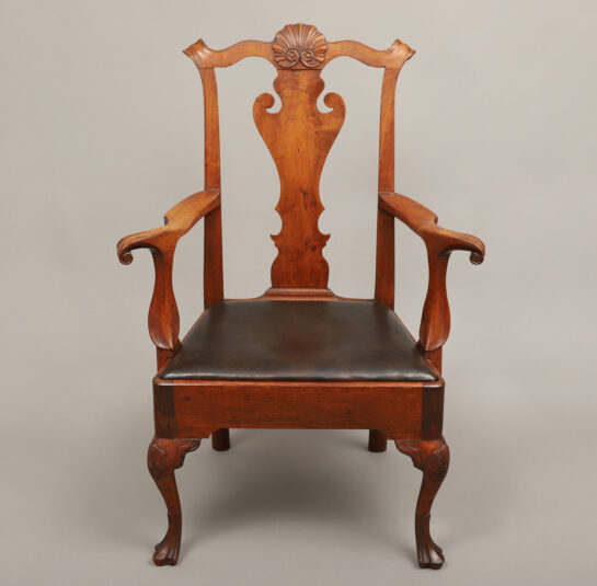 Chippendale Open Armchair