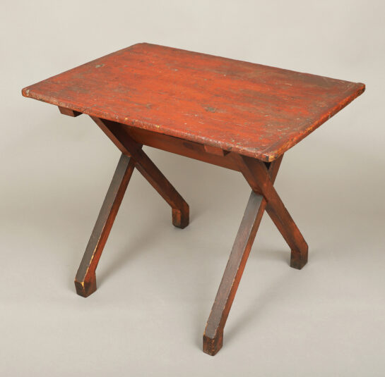 Rare Saw Buck Table